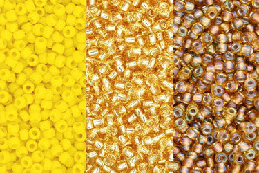 2. Yellow &amp; Gold Beads