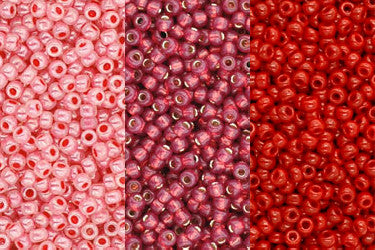 4. Pink &amp; Red Beads