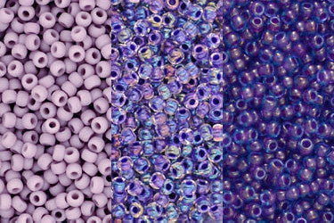 7. Lavender &amp; Purple Beads