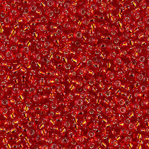 Red Flame Silver Lined