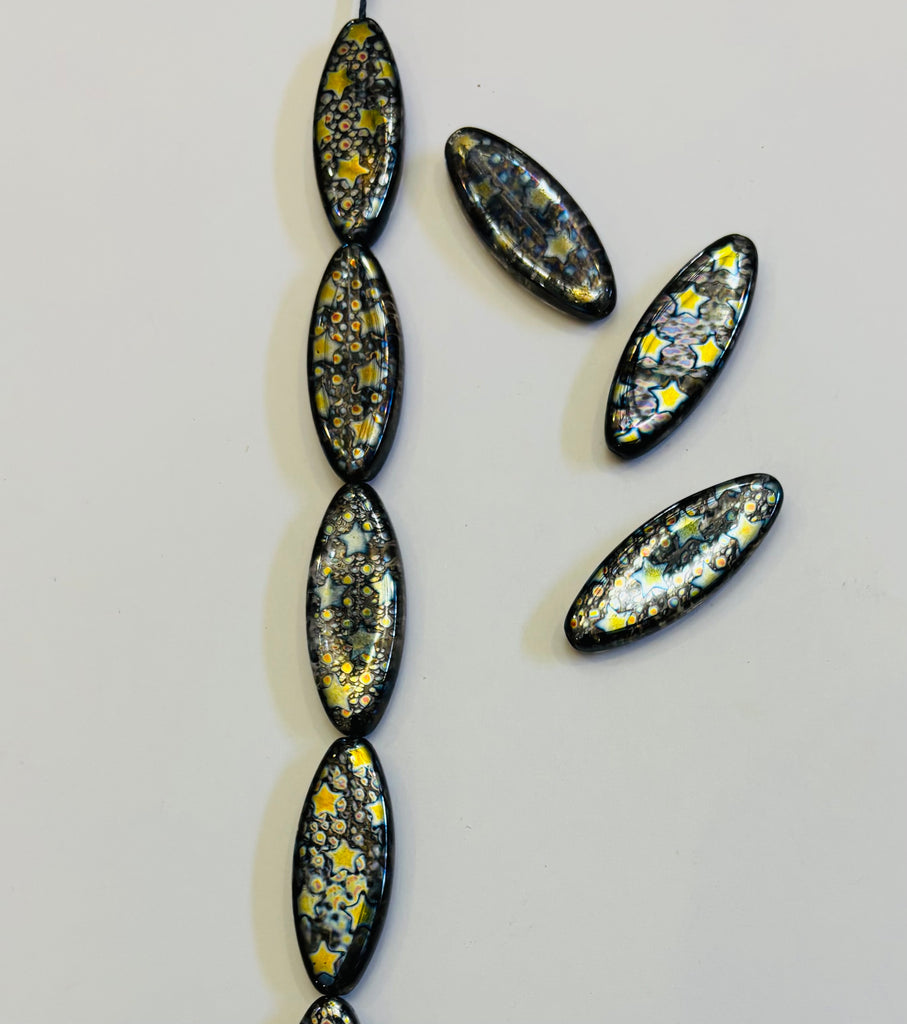 12x30 Navette Shaped Foil Smoke