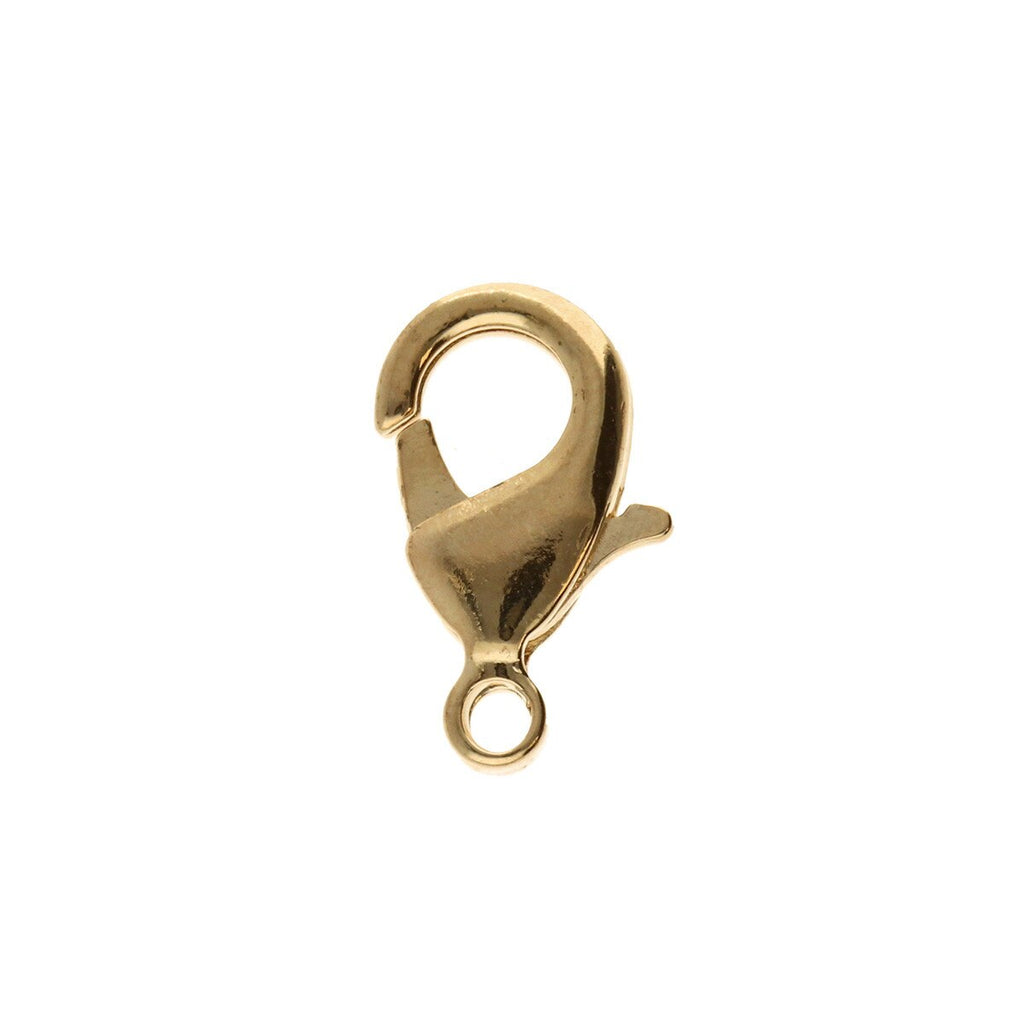 Clasp Lobster Gold 15mm Pack 10