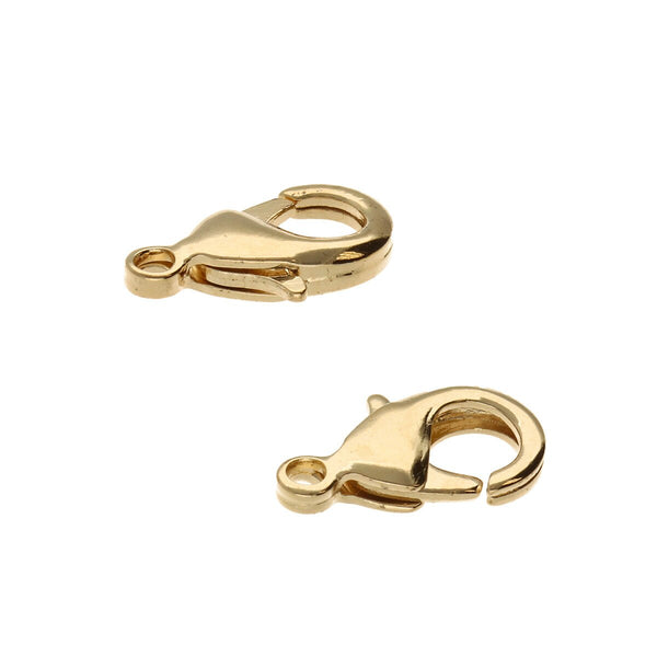 Clasp Lobster Gold 15mm Pack 10