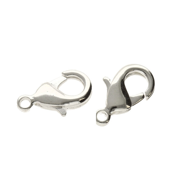 Clasp Lobster Silver 15mm Pack 10