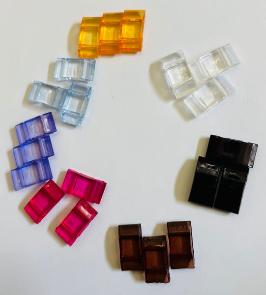 9x17 Acrylic Carrier Bead Purple
