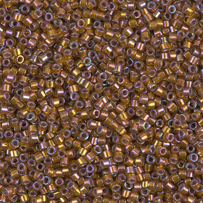 DB-1691 Dark Saffron AB Silver Lined