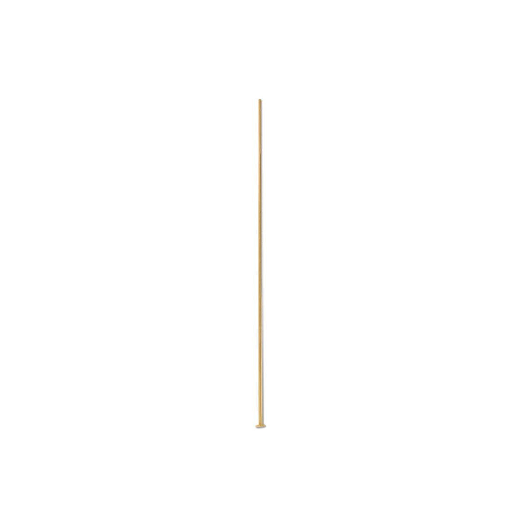 Headpins Gold 63mm Pack 30