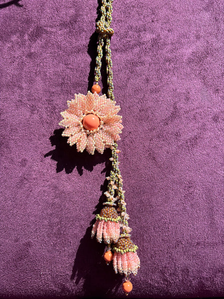Chrysanthemum Lariat or Necklace