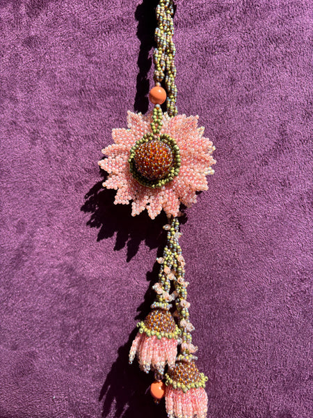 Chrysanthemum Lariat or Necklace