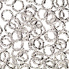 Jump Rings Twist Silver 6mm Pack 30