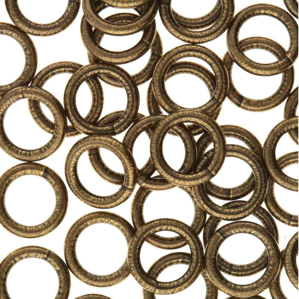 Jump Ring Antique Bronze 6mm Pack 30