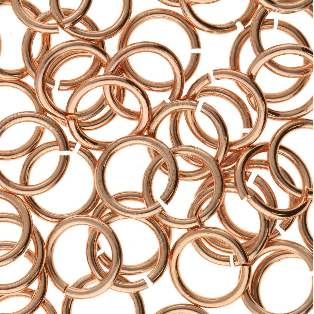 Jump Ring Copper 6mm Pack 30