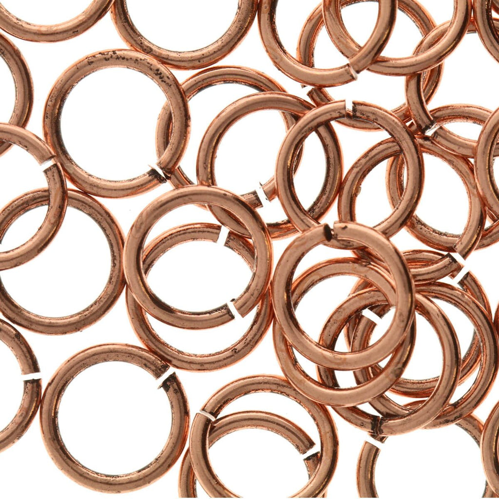 Jump Rings Copper 8mm Pack 30