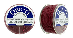 One G Thread Burgundy 50Yards