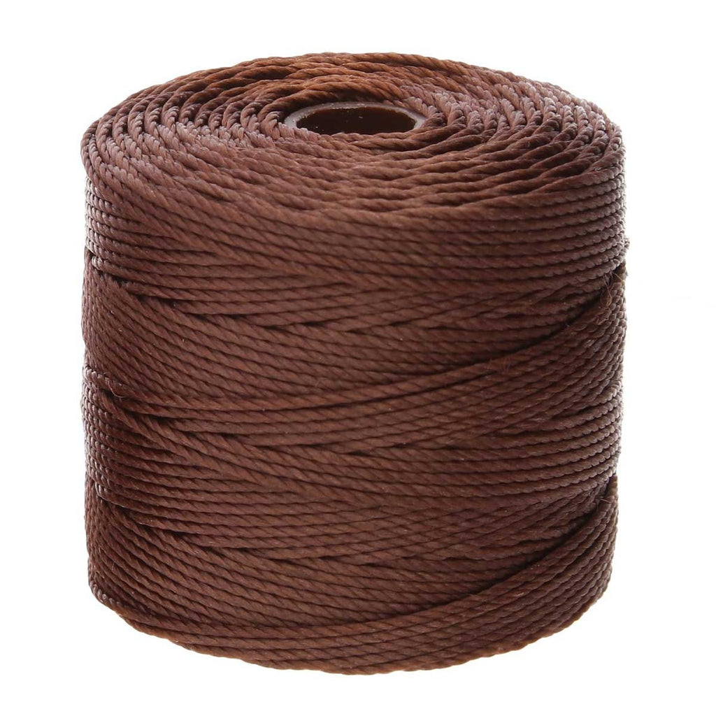 S-LON Bead Cord Tex 210 77 Yards Brown
