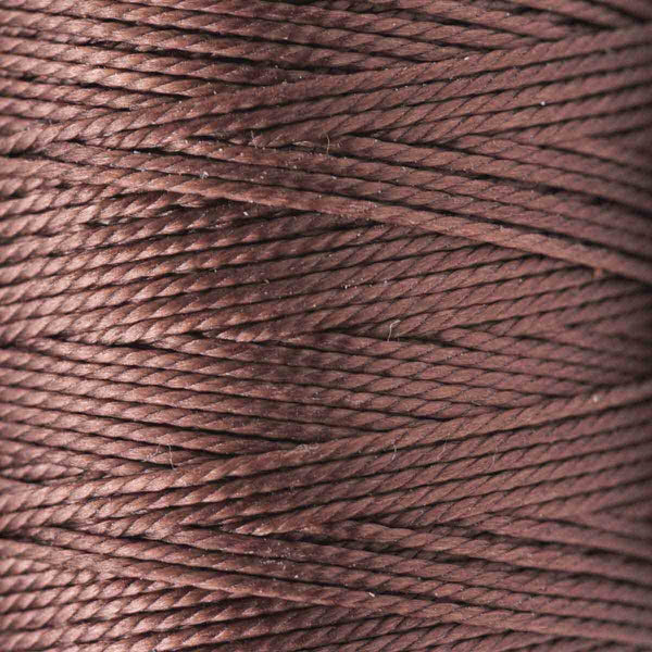 S-LON Bead Cord Tex 210 77 Yards Brown