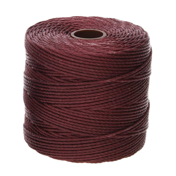 S-LON Bead Cord Tex 210 77 Yards Burgundy