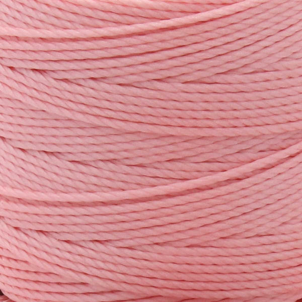 S-LON Bead Cord Tex 210 77 Yards Coral Pink