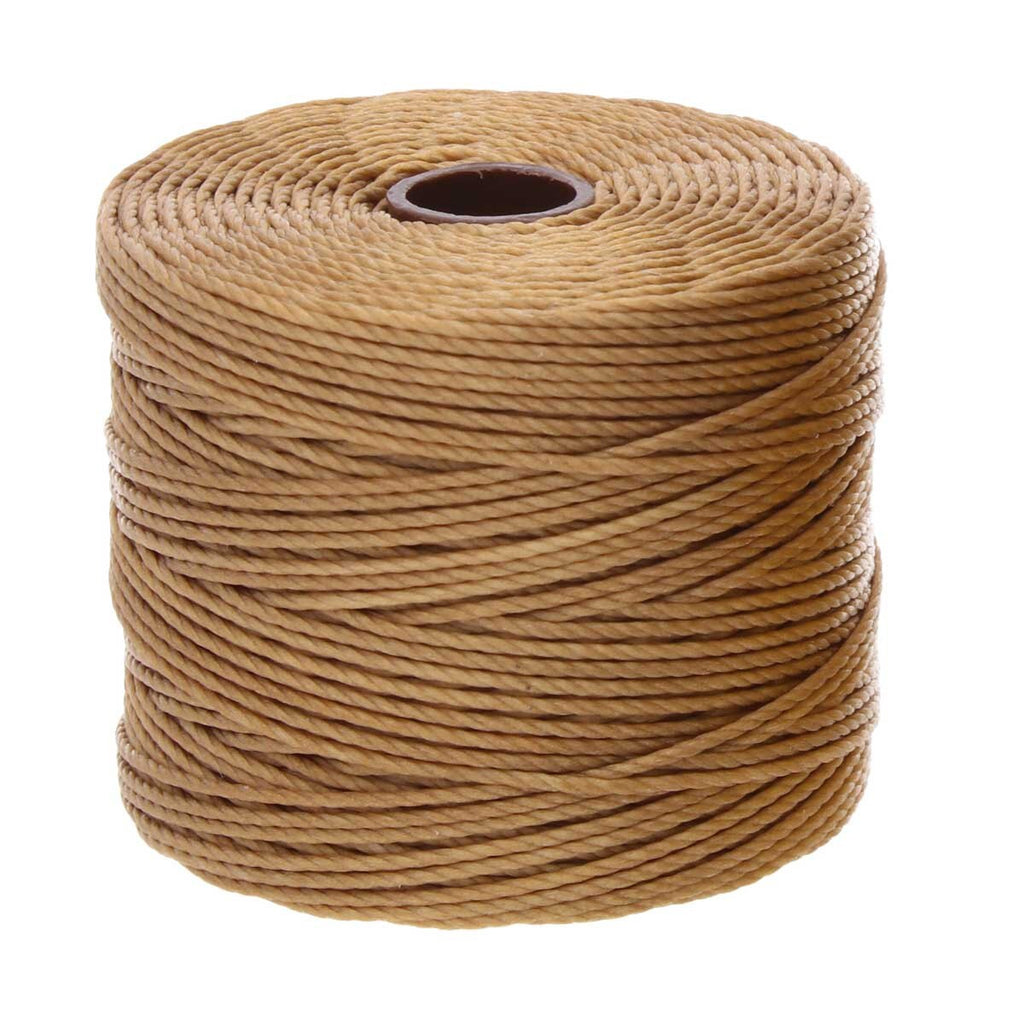 S-LON Bead Cord Tex 210 77 Yards Dark Tan