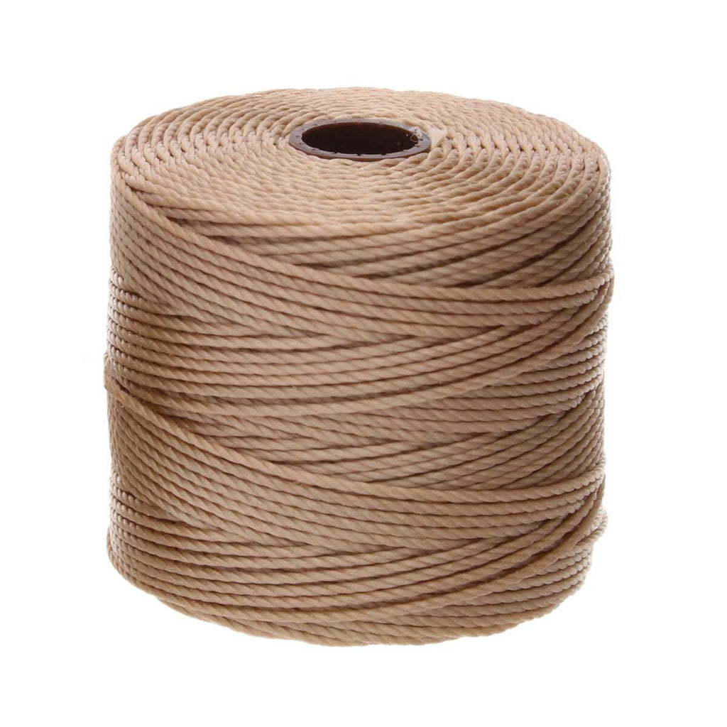 S-LON Bead Cord Tex 210 77 Yards Light Brown