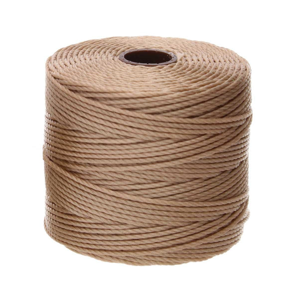 S-LON Bead Cord Tex 210 77 Yards Light Brown