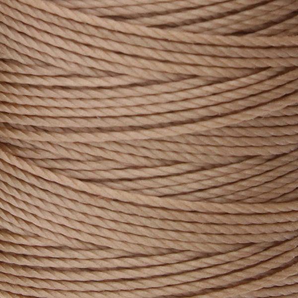 S-LON Bead Cord Tex 210 77 Yards Light Brown