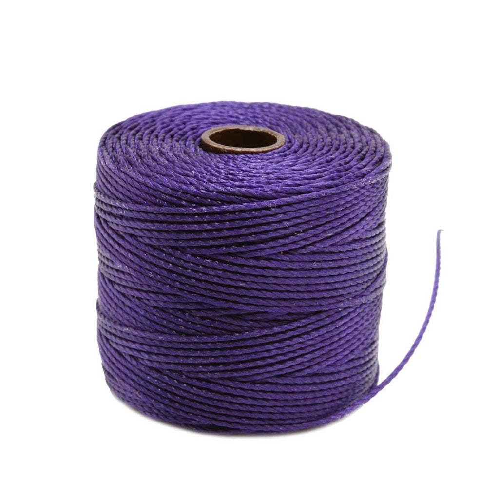 S-LON Bead Cord Tex 210 70 Yards Purple