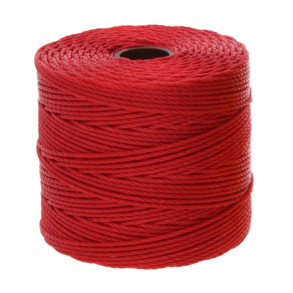 S-LON Bead Cord 210 77 Yards Shanghai Red