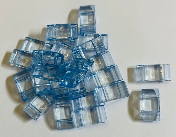 9x17 Acrylic Carrier Bead Light Sapphire