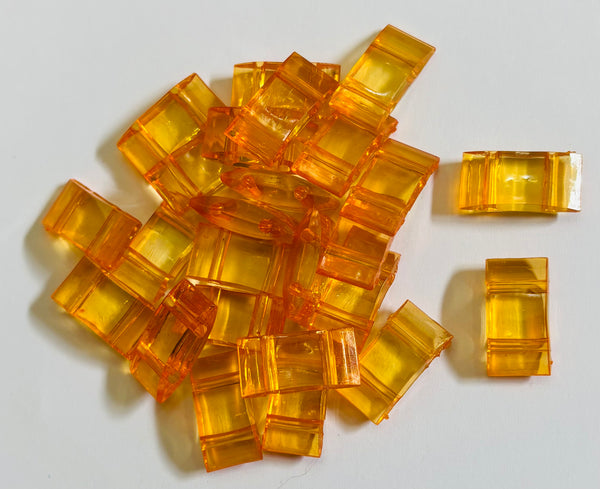 9x17 Acrylic Carrier Bead Tangerine