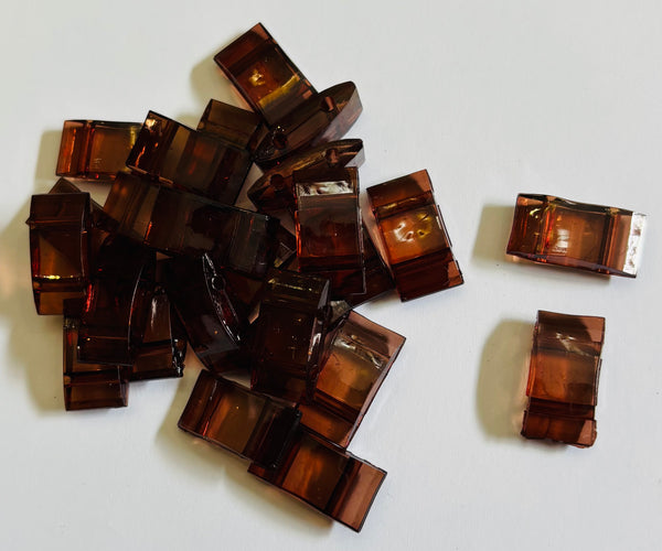 9x17 Acrylic Carrier Bead Dark Topaz