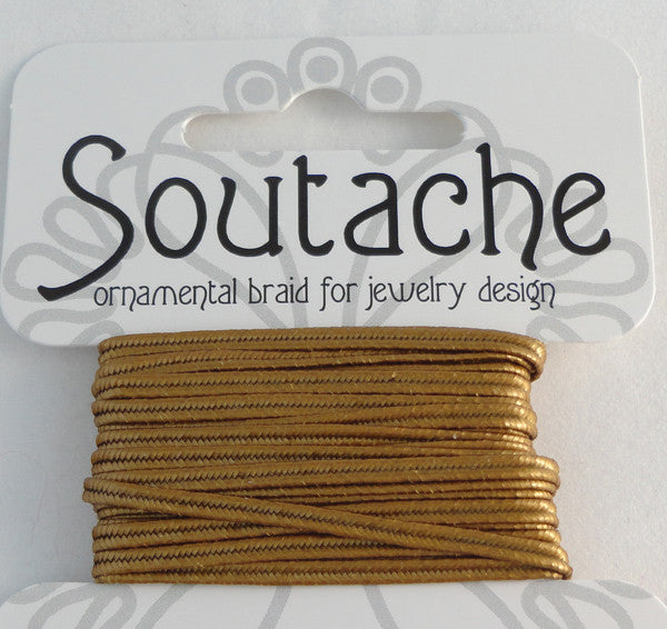 Soutache 275cm Antique Gold