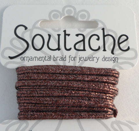 Soutache 275cm Textured Metallic Bronze