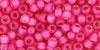 Milky Hot Pink Silver Lined