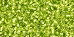 Lime Green Silver Lined