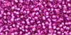 Milky Hot Pink Silver Lined